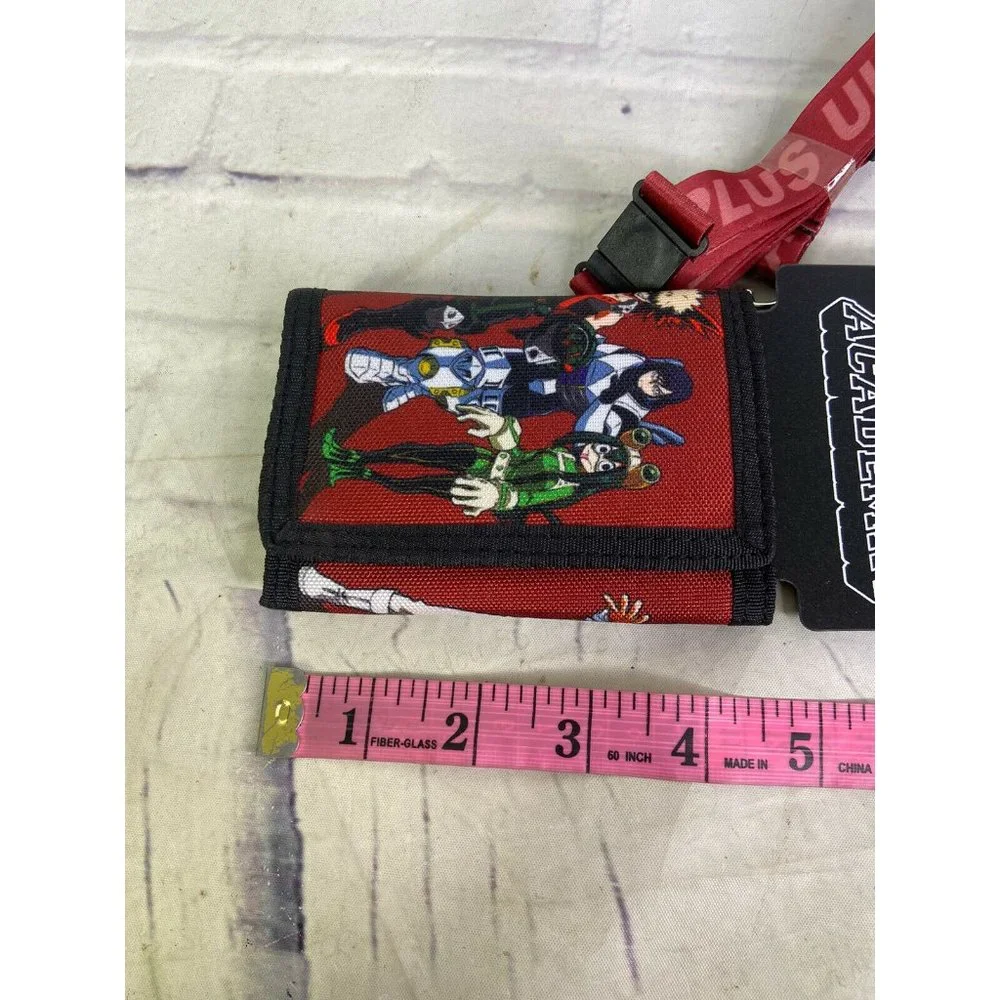 My Hero Academia MHA UA High Plus Ultra Crew Trifold Wallet With Lanyard Anime